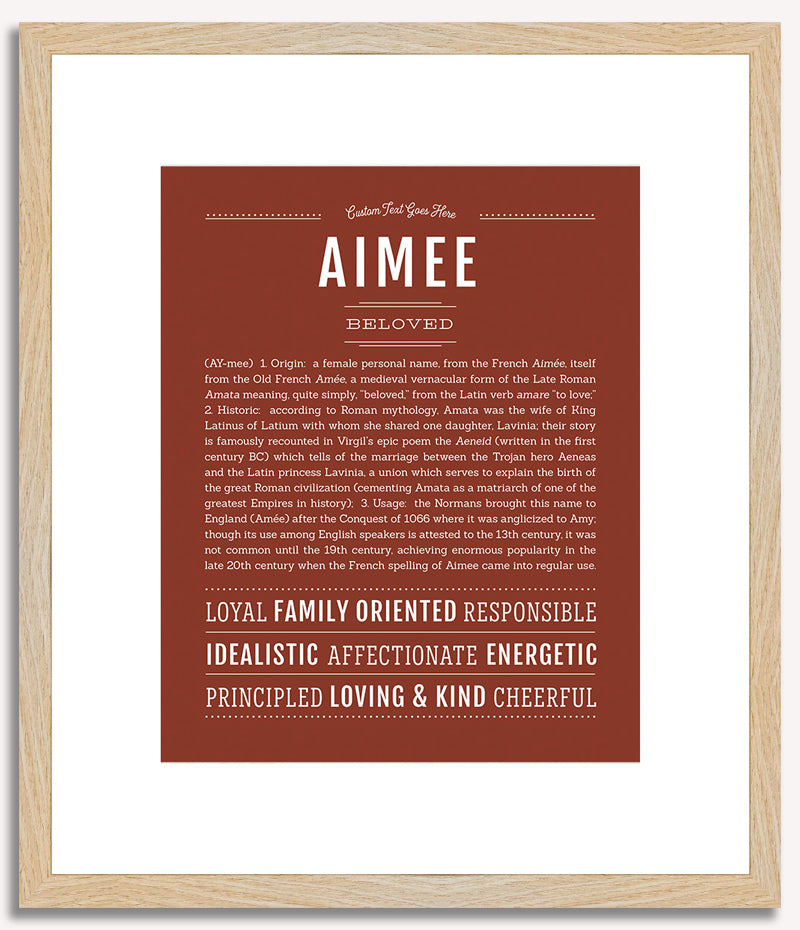 Aimee | Name Art Print