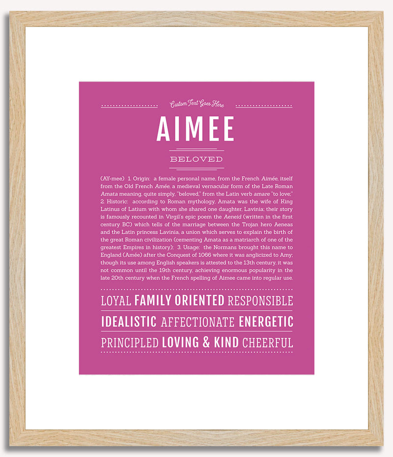 Aimee | Name Art Print