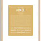 Aimee | Name Art Print