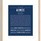 Aimee | Name Art Print