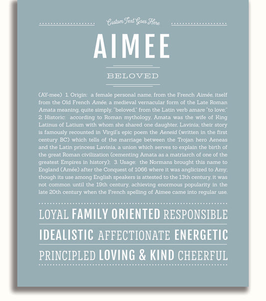 Frame Options | Powder Blue | No Frame