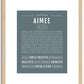 Aimee | Name Art Print