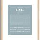 Aimee | Name Art Print