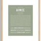 Aimee | Name Art Print