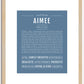 Aimee | Name Art Print