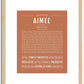 Aimee | Name Art Print