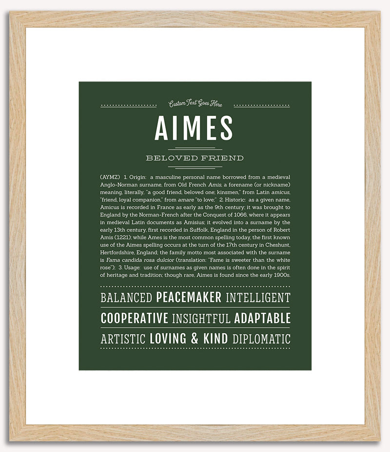 Aimes | Name Art Print