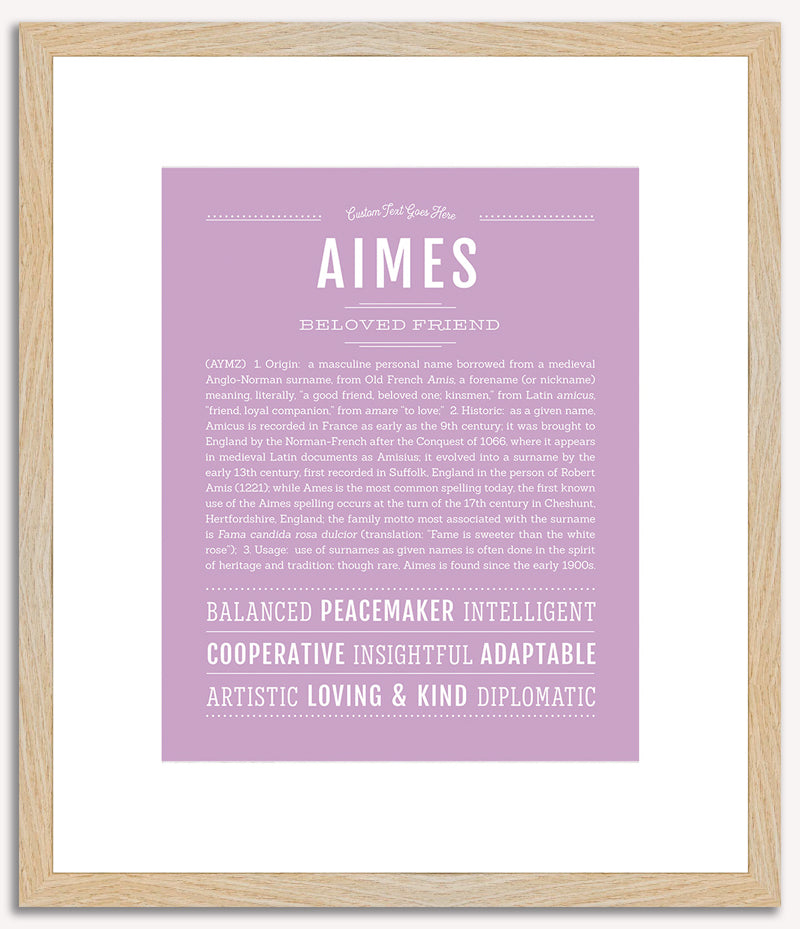 Aimes | Name Art Print