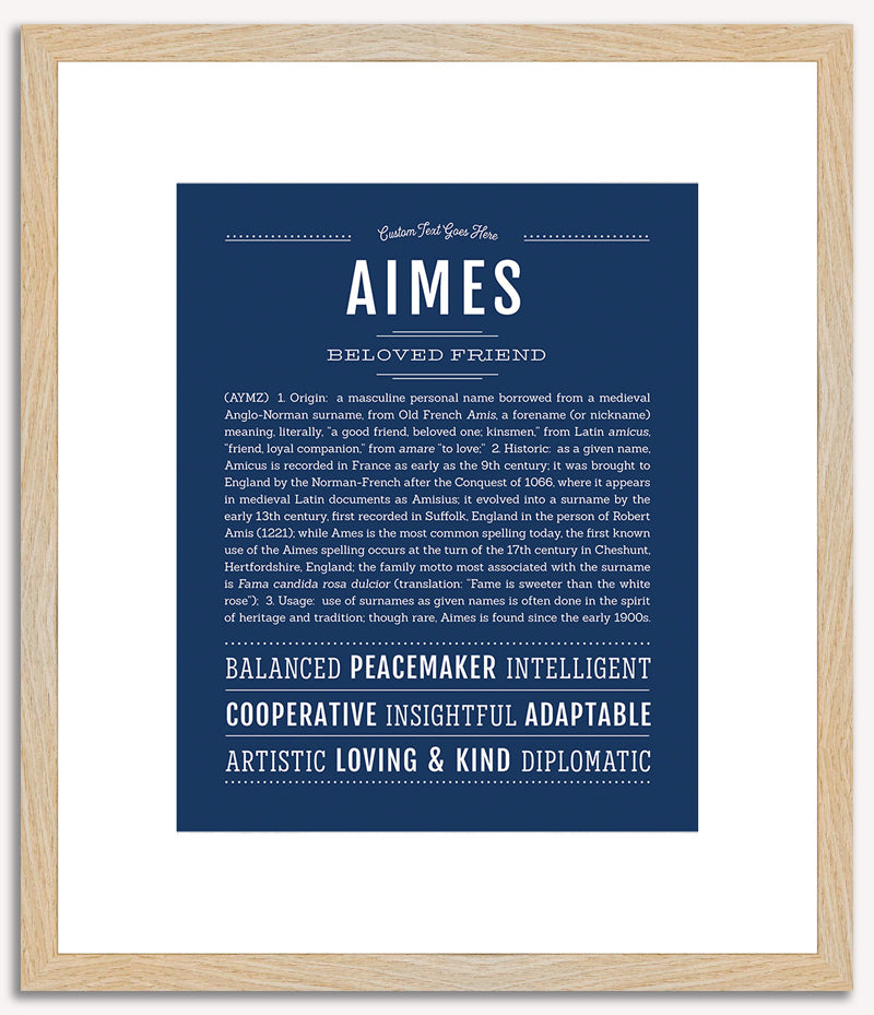 Aimes | Name Art Print