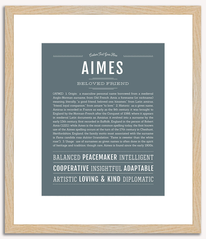 Aimes | Name Art Print