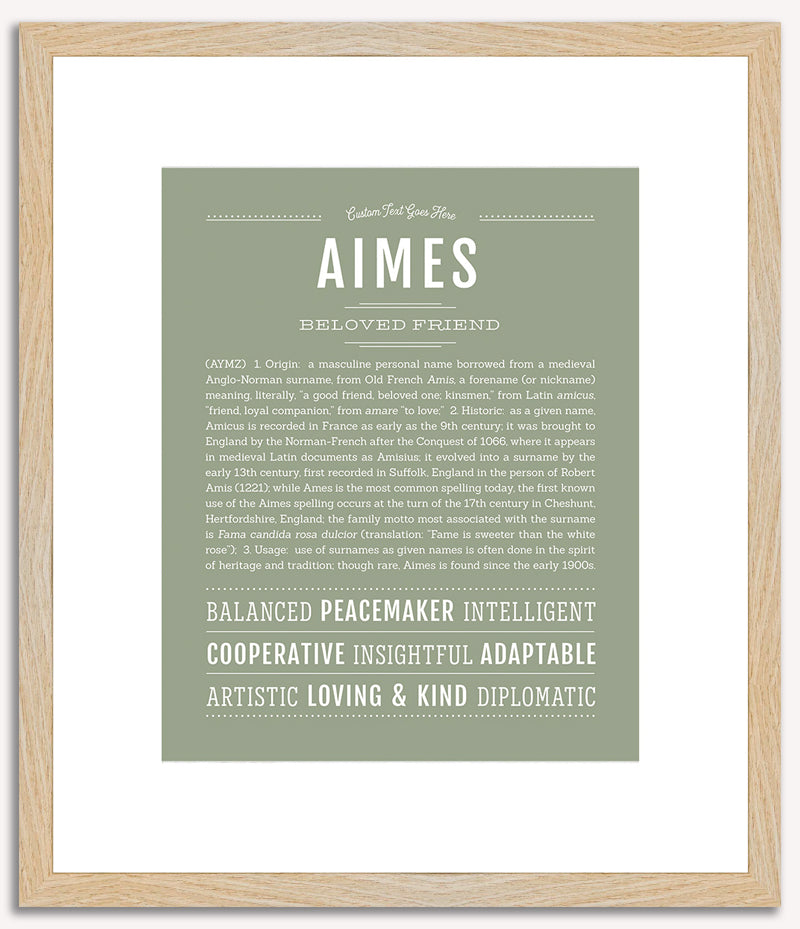 Aimes | Name Art Print