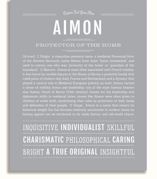 Frame Options | Light Gray | No Frame
