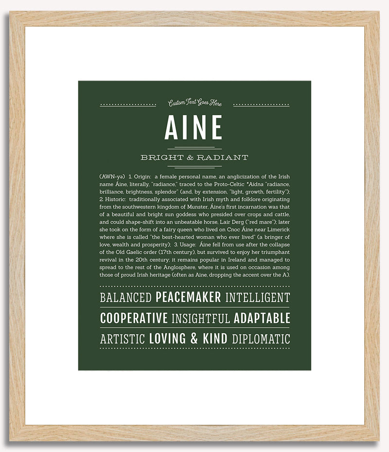 Aine | Name Art Print