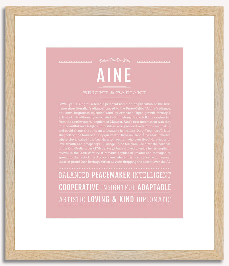 Aine | Name Art Print