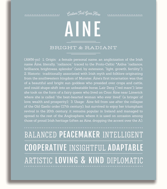 Frame Options | Powder Blue | No Frame