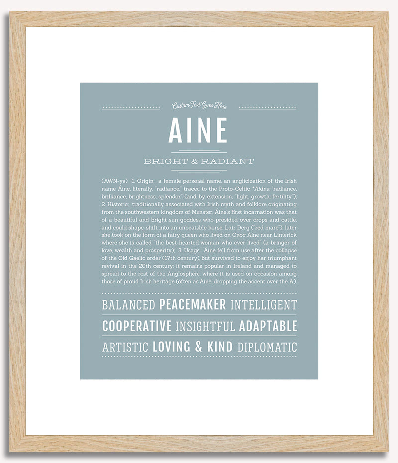 Aine | Name Art Print