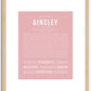 Ainsley | Name Art Print