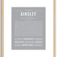 Ainsley | Name Art Print