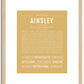 Ainsley | Name Art Print