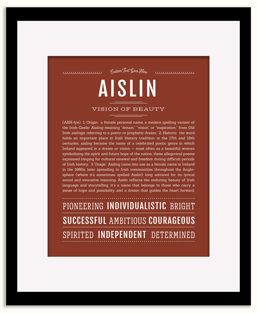 Aislin | Name Art Print