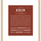 Aislin | Name Art Print