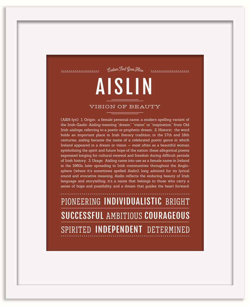 Aislin | Name Art Print