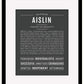 Aislin | Name Art Print