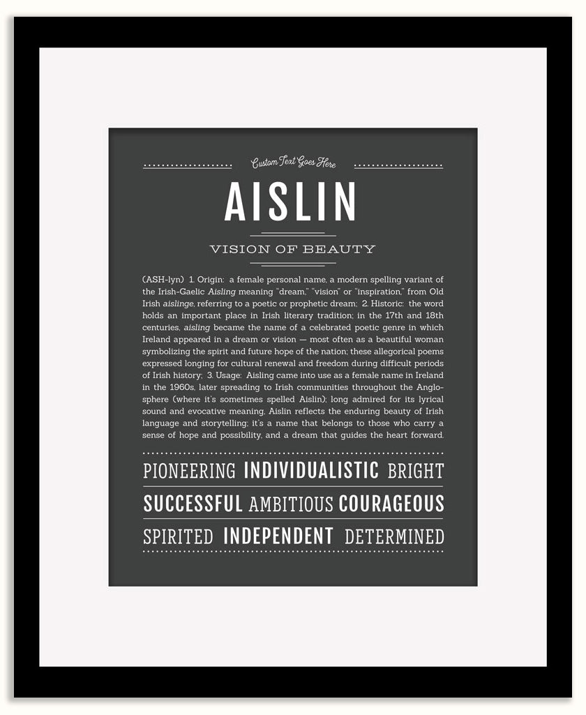 Aislin | Name Art Print