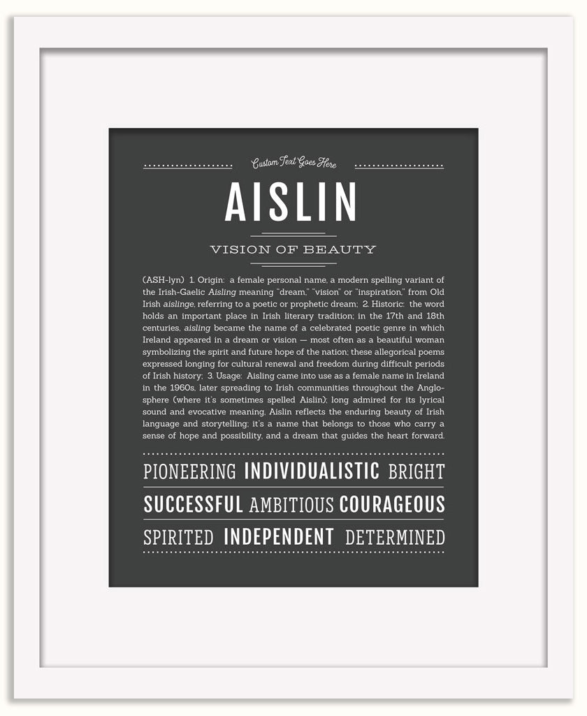 Aislin | Name Art Print