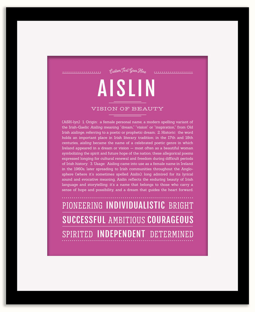Aislin | Name Art Print