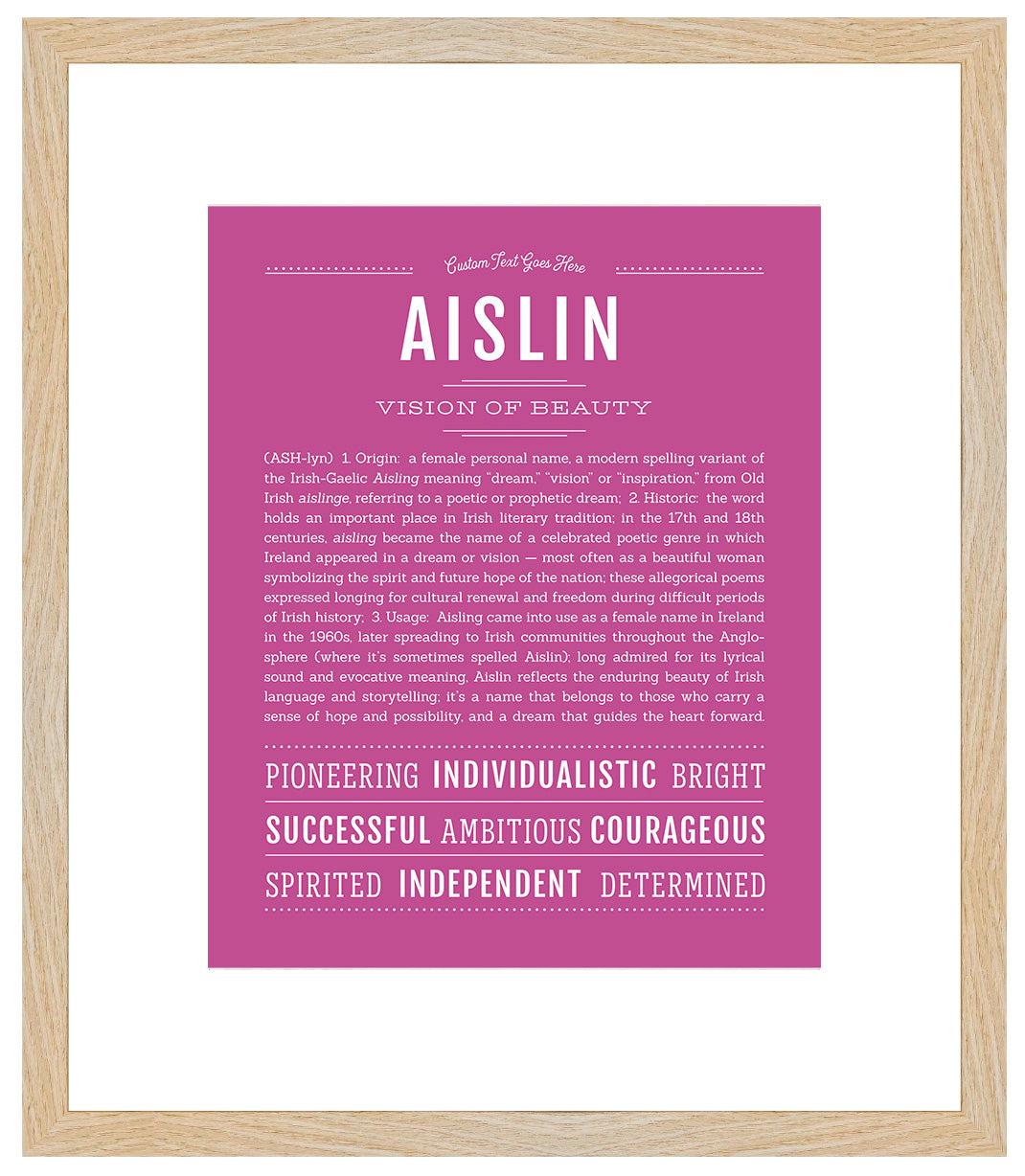 Aislin | Name Art Print