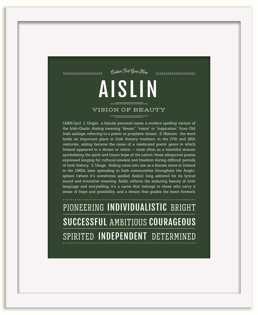 Aislin | Name Art Print
