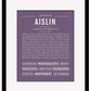 Aislin | Name Art Print
