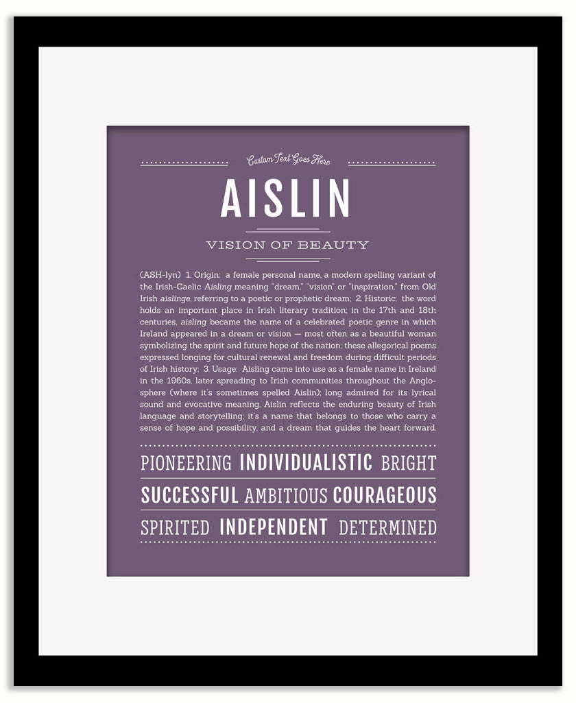 Aislin | Name Art Print