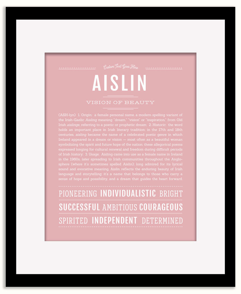 Aislin | Name Art Print