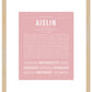 Aislin | Name Art Print