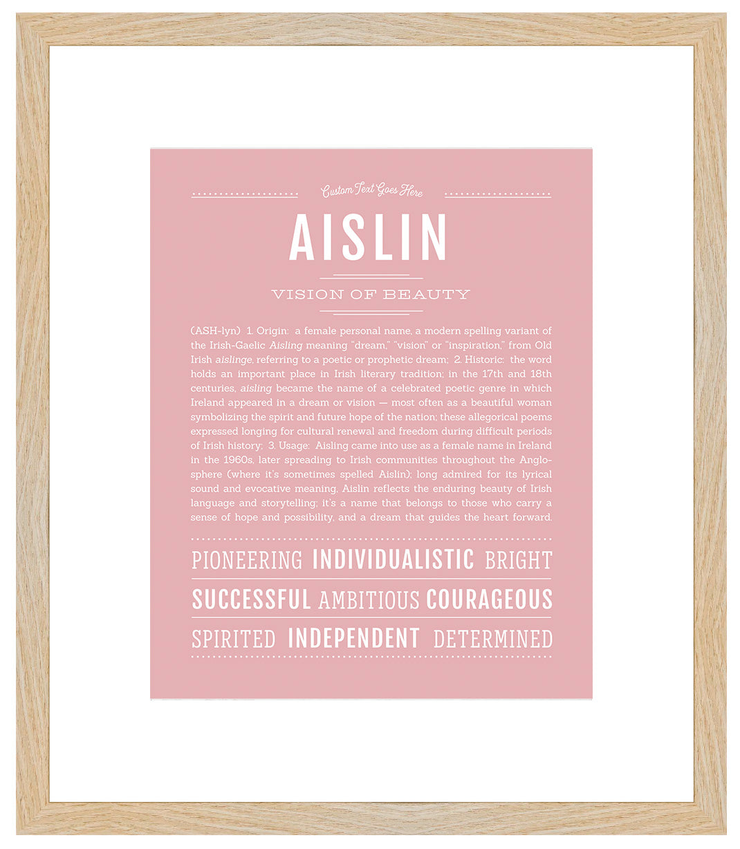 Aislin | Name Art Print