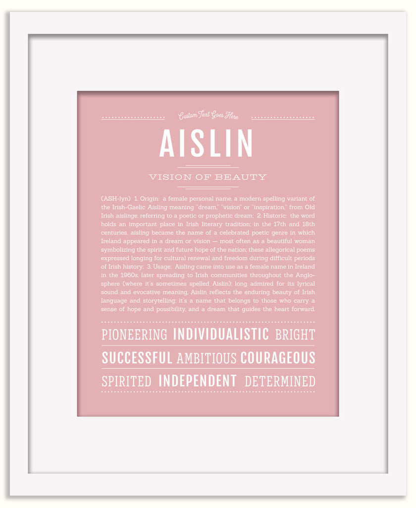 Aislin | Name Art Print