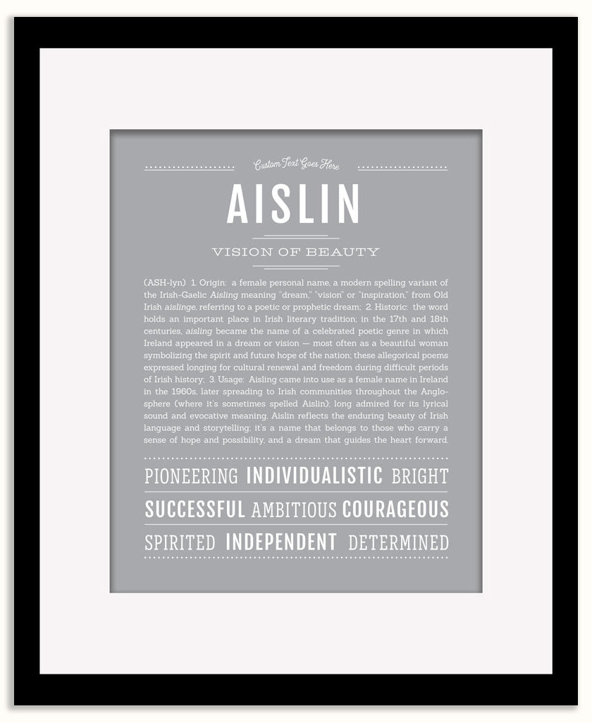 Aislin | Name Art Print