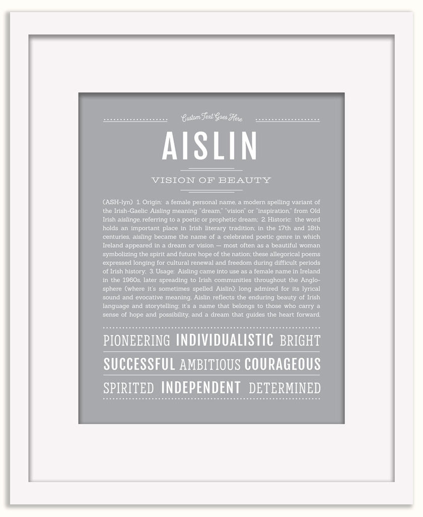 Aislin | Name Art Print