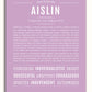 Frame Options | Lilac | White Frame, Matted