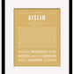 Aislin | Name Art Print