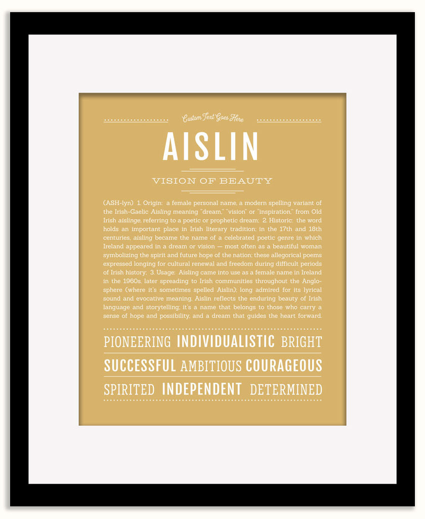 Aislin | Name Art Print
