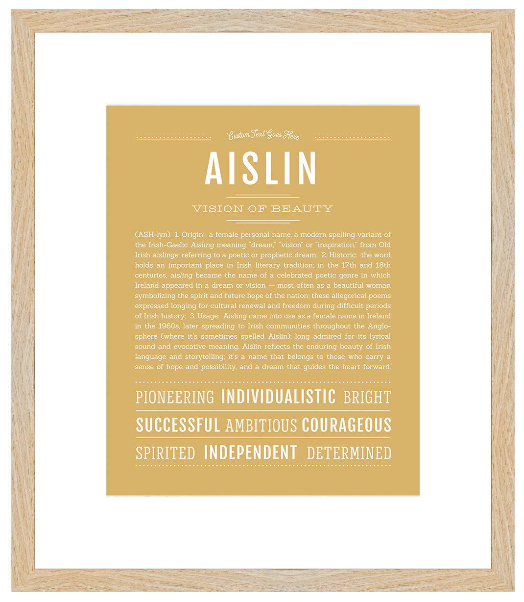 Aislin | Name Art Print