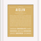 Aislin | Name Art Print