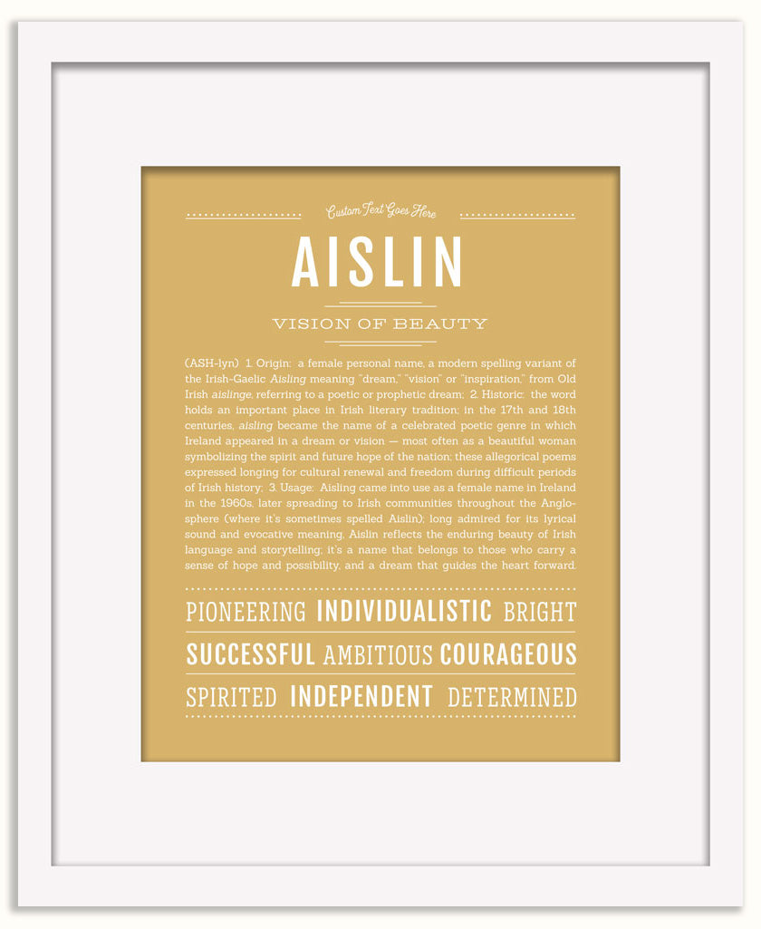 Aislin | Name Art Print