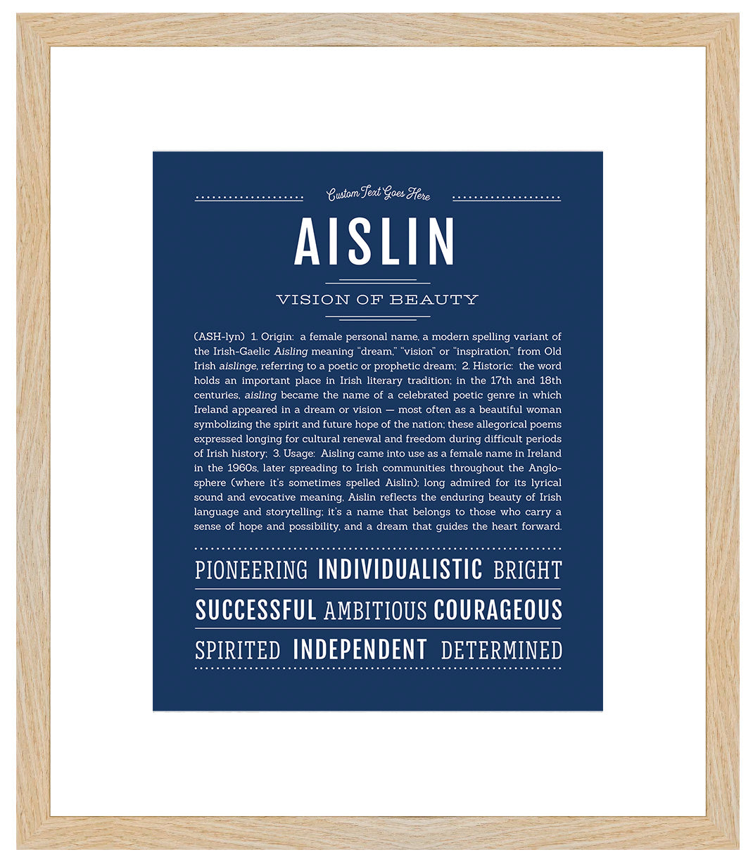 Aislin | Name Art Print