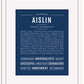 Aislin | Name Art Print