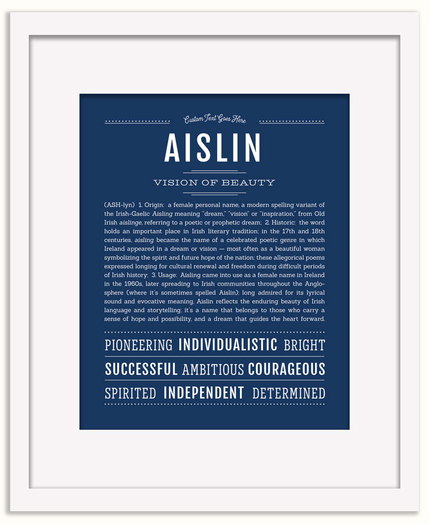Aislin | Name Art Print