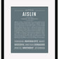 Aislin | Name Art Print